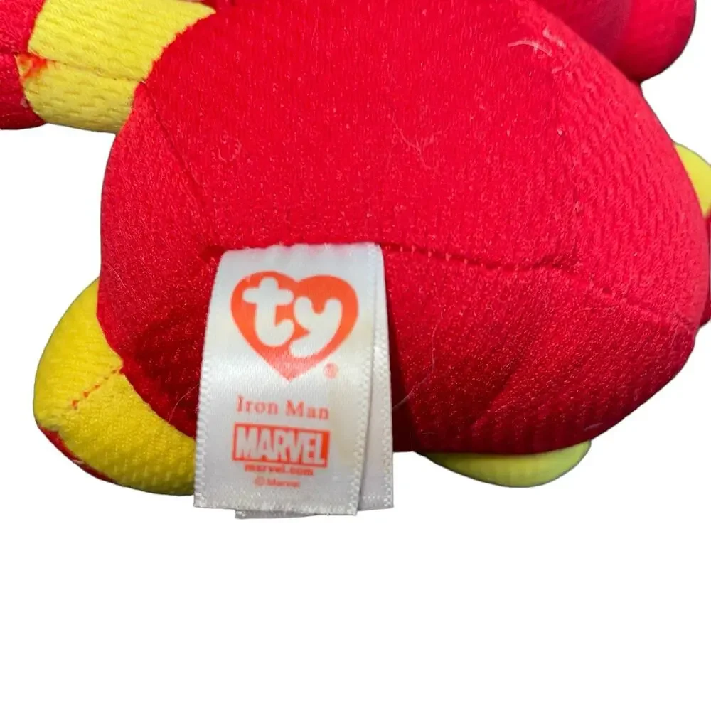 Ty Beanie Baby Marvel Iron Man Plush Stuffed Animal Pillow Bedroom Decor Gift 7